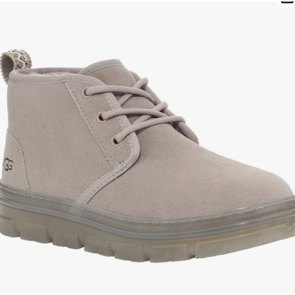 NWOT Ugg Neumal Grey Ankle Boot
Clear Sole